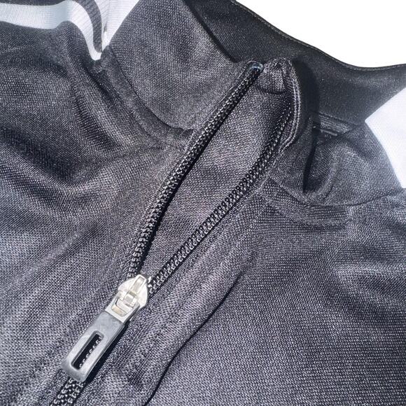 Adidas Jacket Mens Small Black White AEROREADY Primegreen Full Zip Three Stripes - Picture 7 of 14